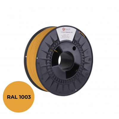 C-Tech 3DF-P-PETG1.75-1003 3D filament, PREMIUM LINE, PETG, RAL1003, 1,75mm, 1000g, Signal yellow