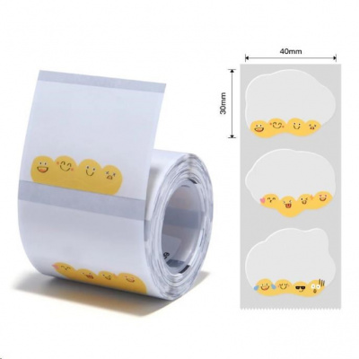 Niimbot labels T 1EA00704601, 41x31mm 220pcs Emoji for B21, B21S, B3, B1S