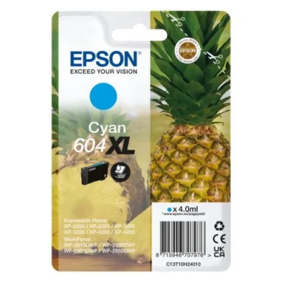 Epson 604XL T10H240 C13T10H24010 Cyan original ink cartridge