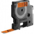 Dymo D1 1978367, 12mm x 3m, black text/orange, permanent vinyl, original tape