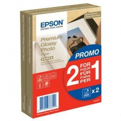 Epson Premium Glossy Photo Paper S042167 C13S042167, 255 g/m2, 10x15cm, 80pcs, glossy, white, photo paper