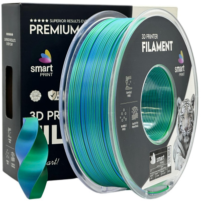 Smart Print FG-S111-E1, 3D filament, PLA Silk, 1,75mm, 1000g, Dual Color, Oceans embrace