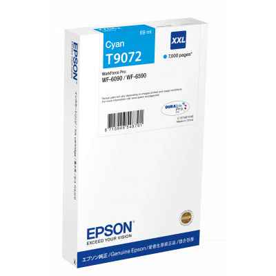 Epson T9082 XL C13T90824N cyan original ink cartridge