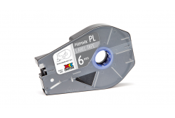 Partex PROMARK-PL060CN8, stříbrná Selfadhesive tape, 6mm, 27m