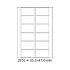 Self-adhesive labels 80 x 47 mm, 12 labels, A4, 100 sheets