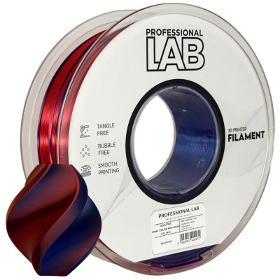 Professional Lab FG-P97-E1, 3D filament, PLA Silk, 1,75mm, 1000g, Red, Blue