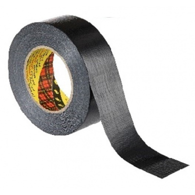 3M 2904 Strong universal textile tape, black, 48 mm x 50 m