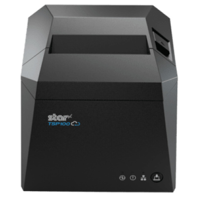 Star TSP143IV-UE SK 39473390 POS printer, Linerless, CloudPRNT, 8 dots/mm (203 dpi), cutter, linerless, LTS, USB, Ethernet, kit, grey