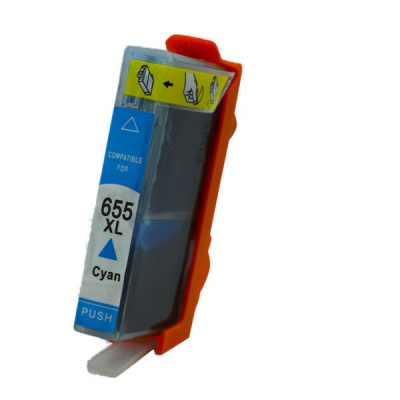 Compatible cartridge with HP 655XL CZ110A cyan 