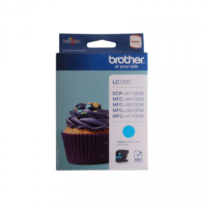 Brother LC-123C cyan original ink cartridge