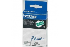 Brother TC-795, 9mm x 7,7m, white text/green tape, original tape