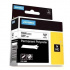 Dymo Rhino 18482, 9mm x 5.5m, black text/white tape, original tape