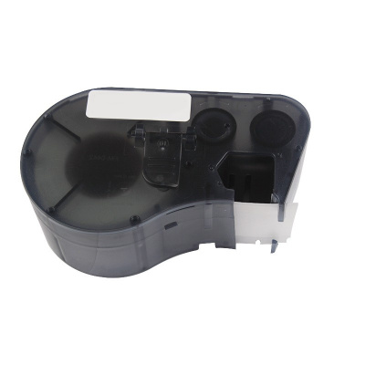 Brady MC-1500-595-WT-BK / 143374, self-adhesive vinyl, 38.10 mm x 7.62 m, black text / white tape, compatible tape