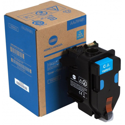 Konica Minolta TNP-81C AAJW451 cyan original toner
