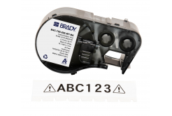 Brady M4C-750-403 / 170723, 19.05 mm x 7.62 m, Paper, black text / white tape