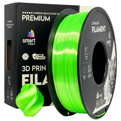 Smart Print FG-S94-E1, 3D filament, PLA Silk, 1,75mm, 1000g, Green