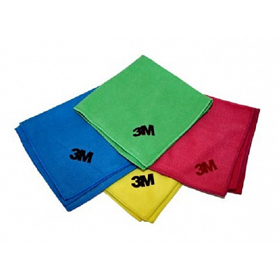 3M Scotch-Brite™ 2012 Microfiber Cloth for Everyday Use, 36 cm x 36 cm 36 cm x 36 cm red/red