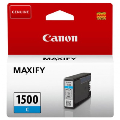 Canon original ink cartridge PGI-1500 C, cyan, 300 pages, 4.5ml, 9229B001, Canon MAXIFY MB2050,MB2150,MB2155,MB2350,MB2750,MB2755