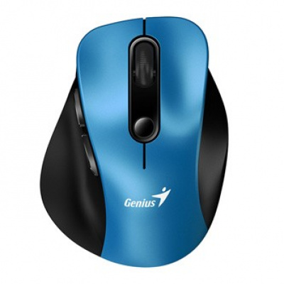 Mouse wireless, Genius Ergo 9000S 31030038401, black-blue, optical, 2400DPI