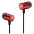 Genius HS-M316, headphones with microphone, without volume control, red, 2.0, in-ear, 3.5 mm jack