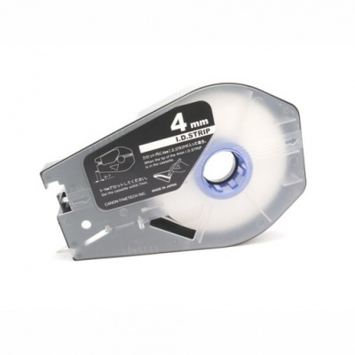 Plastic identification white tape ID-04, 4mm x 5m, for Canon M-1
