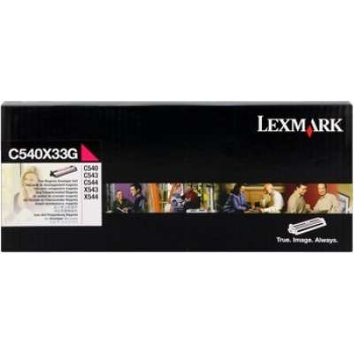 Lexmark originální developer 0C540X33G, magenta, 30000 pages, Lexmark X544x
