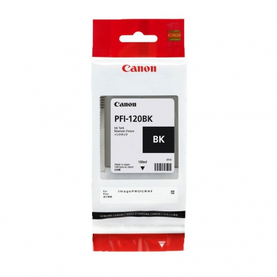 Canon original ink cartridge PFI120BK, black, 130ml, 2885C001, Canon TM-200, 205, 300, 305