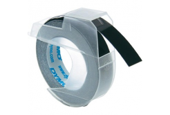 Dymo S0898130, 9mm x 3m, white text/black tape, original tape