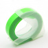 Dymo Omega, 9mm x 3m, white / fluorescent green