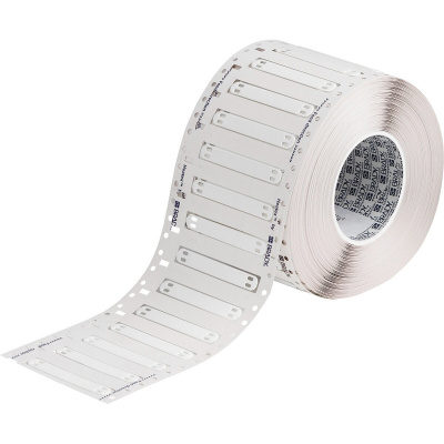 Brady HCM-75x10-B7643-WT / 620329, THT Heatex Cable Markers, 75.00 mm x 10.00 mm