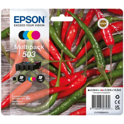 Epson 503 T09Q640 C13T09Q64010 color (CMYK) sada original ink cartridge