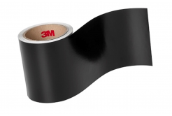 3M 7847 Label material, matt, black/white, width 120 mm, metrage