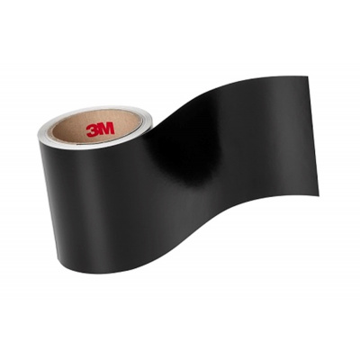 3M 7847 Label material, matt, black/white, width 120 mm, metrage