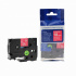 Compatible tape Brother TZ-445 / TZe-445, 18mm x 8m, white text / red tape