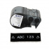 Brady M5C-1500-595-BK-WT / 170947, 38.10 mm x 7.62 m, Vinyl, white text / black tape
