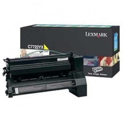 Lexmark C7722YX yellow original toner
