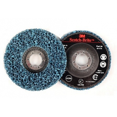 3M Scotch-Brite™ CG-RD Clean & Strip Cleaning Disc, X CRS, 115 x 22 mm (61174)
