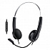 Genius HS-220U AI headset with microphone, wired, black, 2.0, over-ear, USB