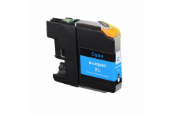 Brother LC-225XL cyan, compatible inkjet cartridge