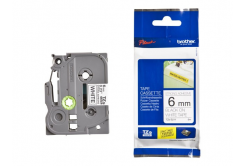 Brother TZ-S211/TZe-S211 6mm x 8m extr.adh. black / white, compatible tape