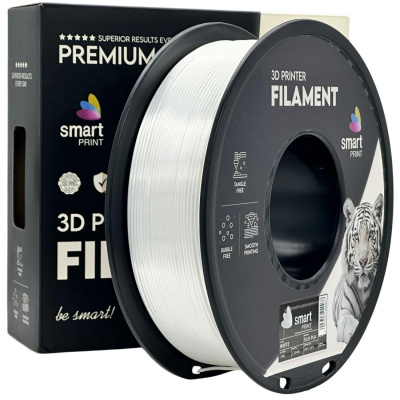 Smart Print FG-S89-E1, 3D filament, PLA Silk, 1,75mm, 1000g, White