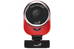 Genius Full HD Webcam QCam 6000, 1920x1080, USB 2.0, red, Windows 7 and higher, FULL HD, 30 FPS