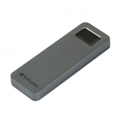 SSD Verbatim 2.5", USB 3.0 (3.2 Gen 1), 512GB, GB, Executive Fingerprint Secure, 53656, šifrovaný(256-bit AES) s čtečkou otisků pr