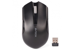 A4Tech mouse G3-200NS, 1000DPI, 2.4 [GHz], optical, 3buttons, wireless, black, 1 pc AA, classic, V-Track