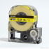 Epson LK-5YBP, SC18YW, C53S655003, 18mm x 9m, black text / yellow tape, compatible tape
