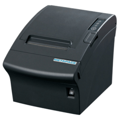 Metapace T-3III META-T3IIIBUES POS printer, cutter, USB, Ethernet, kit (USB), black