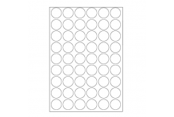 Self-adhesive labels 30 x 30 mm, 54 labels, A4, 100 sheets
