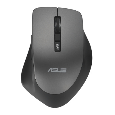 ASUS WT425/Ergonomic/Optical/For right-handed users/1,600 DPI/Wireless USB/Gray