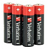 VERBATIM Alkaline AA batteries, 4 PACK, LR6