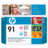 HP original print head C9462A, HP 91, light cyan/light magenta, HP DesignJet Z6100